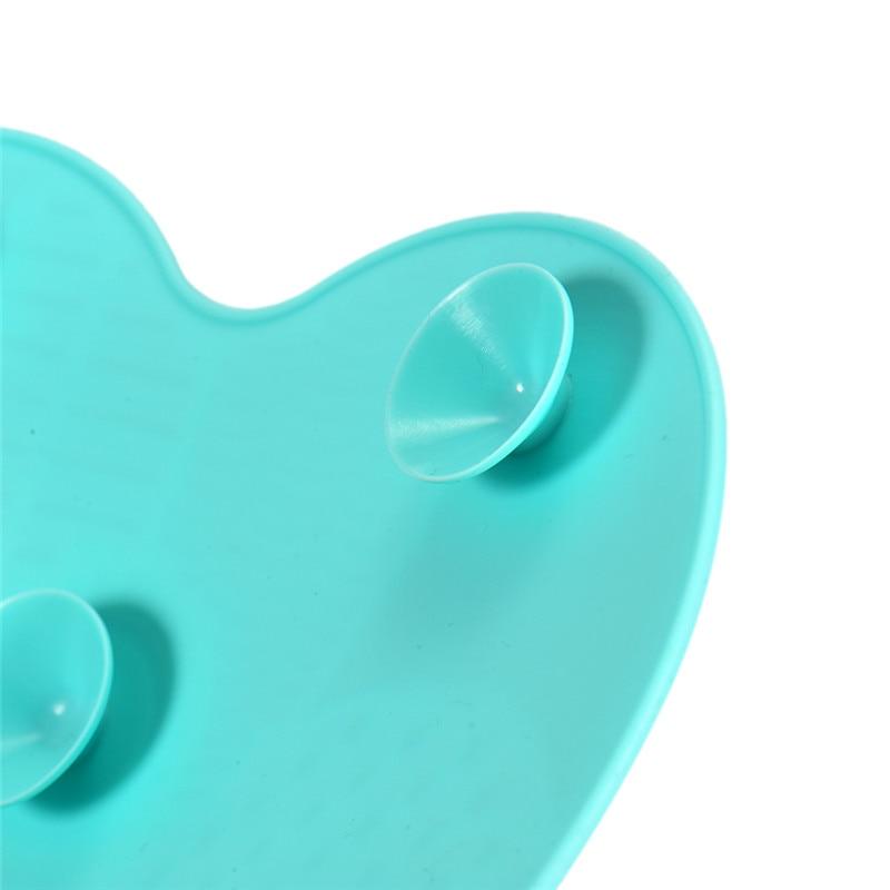 Escova de Silicone Para Limpeza de Pincel Maquiagem