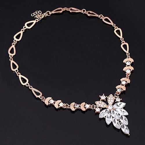 Conjunto de Colar Anel Brinco e Pulseira Crystal Clear