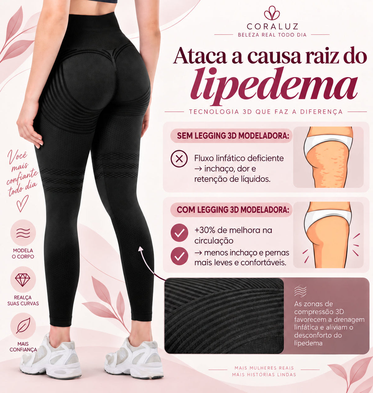 Legging Modeladora 3D
