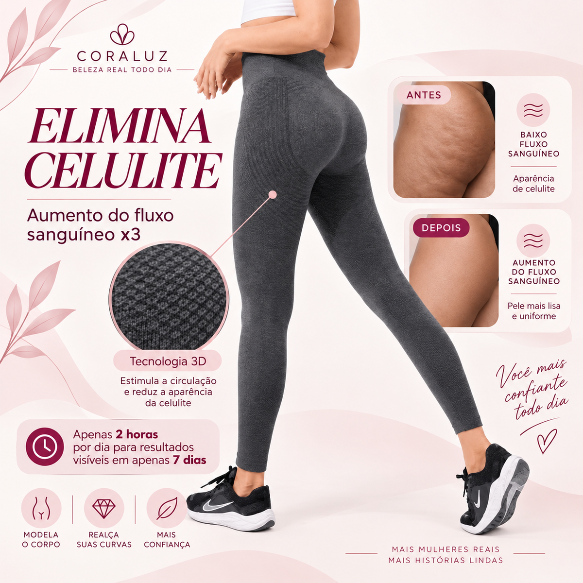 Legging Modeladora 3D