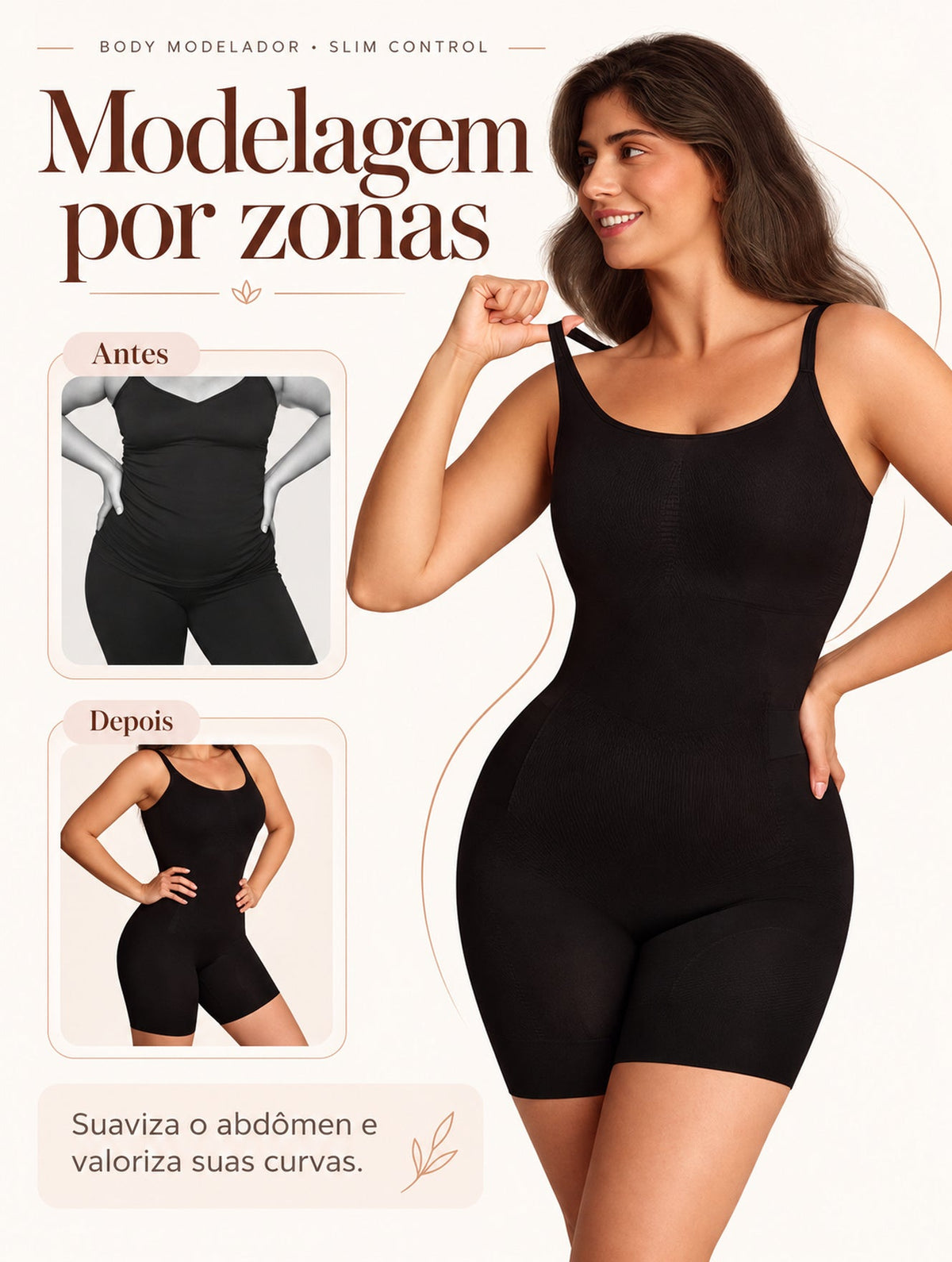 Body Modelador Slim Control