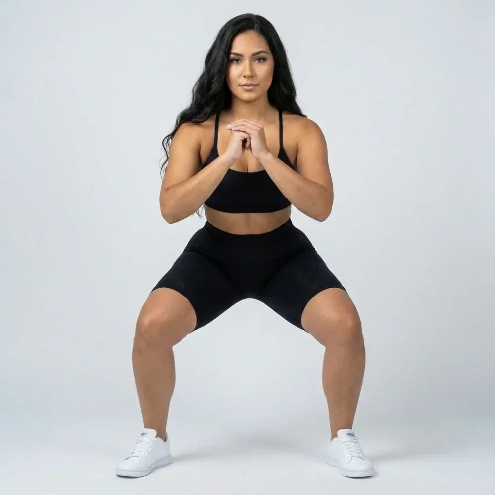 Short Legging Modeladora Preta