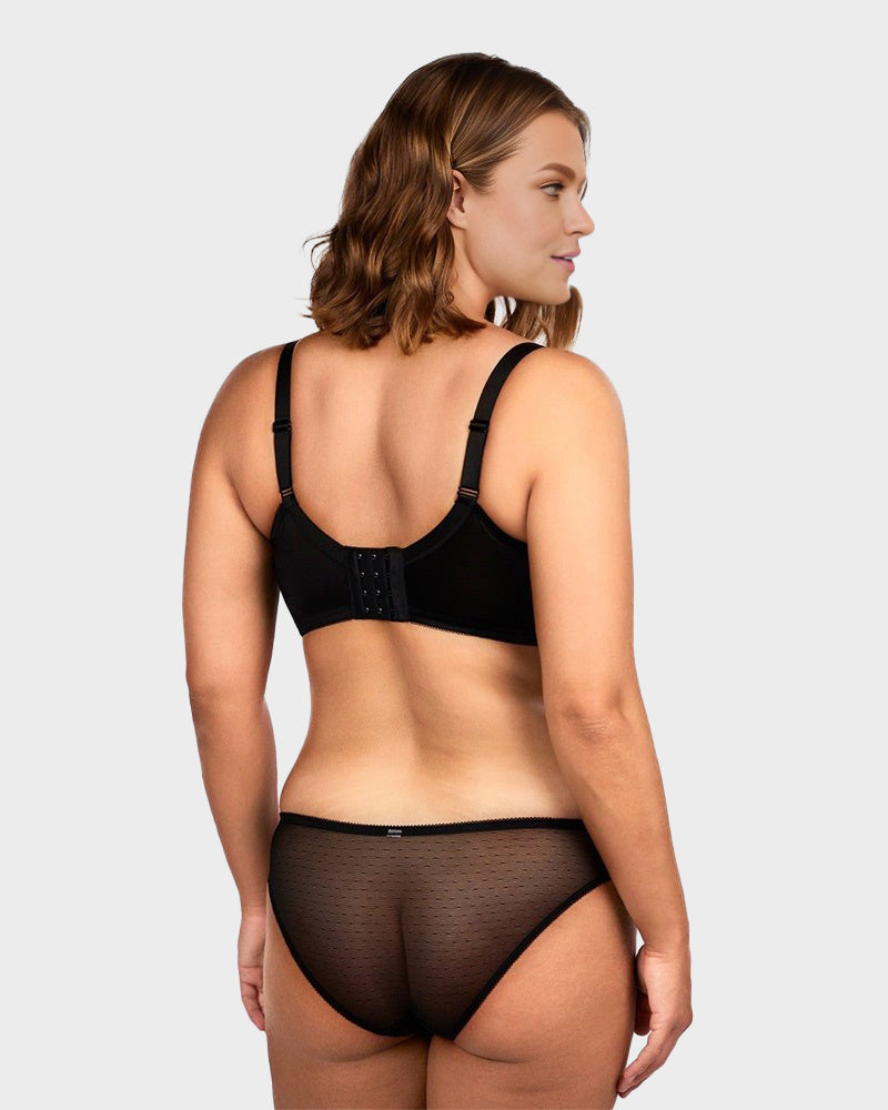 Sutiã Minimizador de Renda Elegance™ — Preto