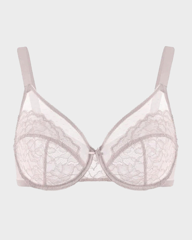 Sutiã Minimizador de Renda Elegance™ — Rosa-claro