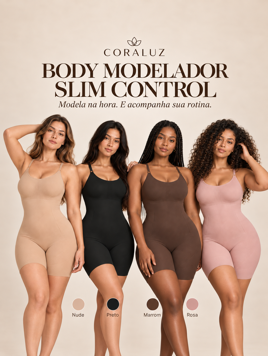 Body Modelador Slim Control
