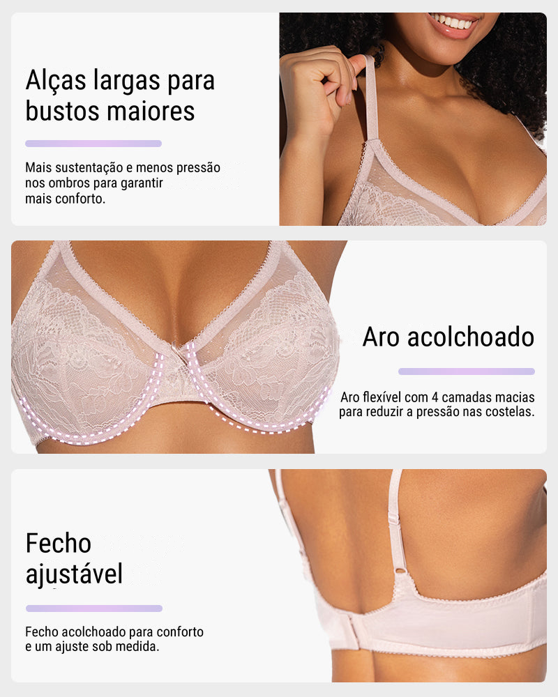 Sutiã Redutor de Renda Elegance™