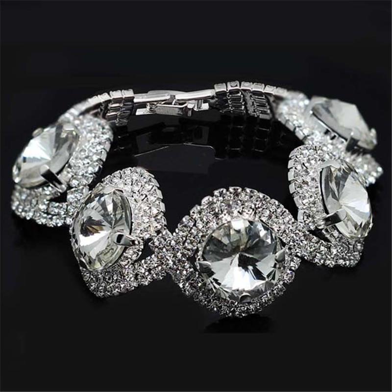 Conjunto de Brincos e Pulseira Austríaco