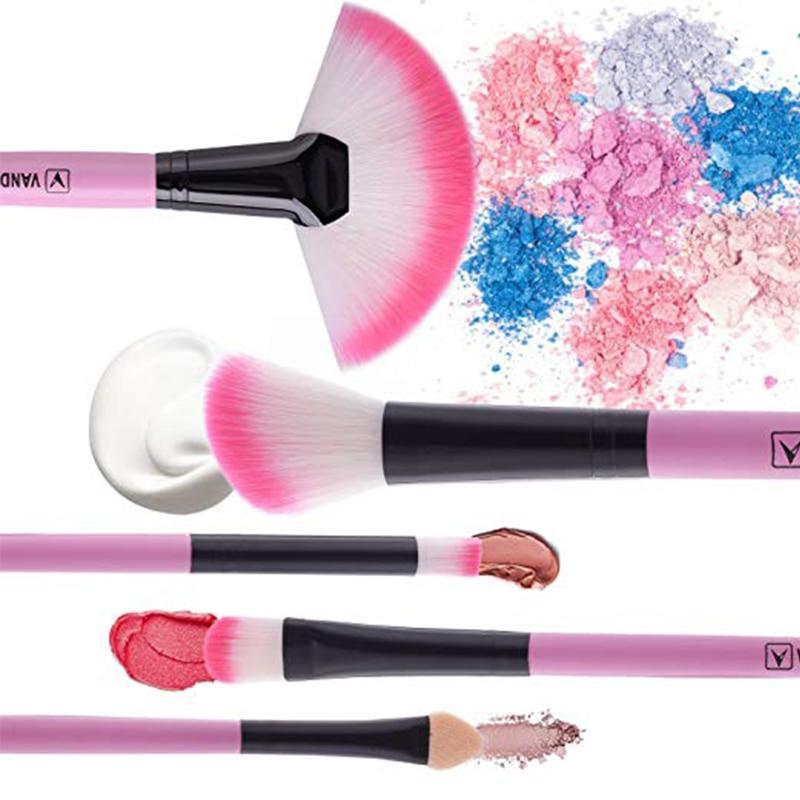Kit com 32 Pincéis de Maquiagem Profissional