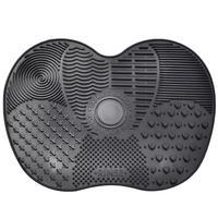 Escova de Silicone Para Limpeza de Pincel Maquiagem